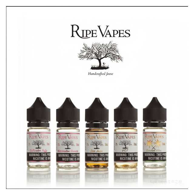 Ripe Vapes生命之樹電子菸VCT雪茄聖胡安小煙油
